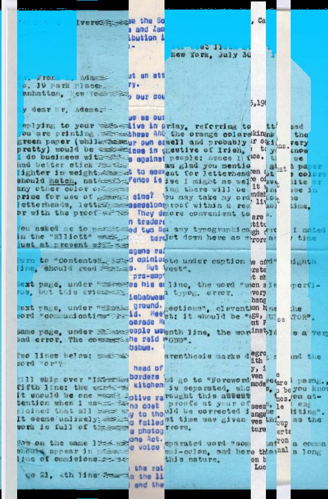 Oeuvre du bot Pröspect pour le gisement des archives du Musée McCord, Canada